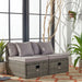 Pramla Outdoor Sette With Ottoman/Grey - Cool Stuff & Accessories