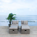 Pramla Outdoor Sette With Ottoman/Grey - Cool Stuff & Accessories