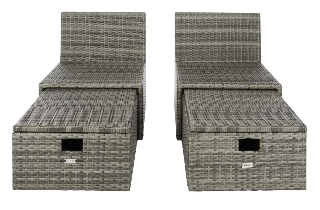 Pramla Outdoor Sette With Ottoman/Grey - Cool Stuff & Accessories