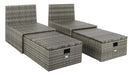 Pramla Outdoor Sette With Ottoman/Grey - Cool Stuff & Accessories