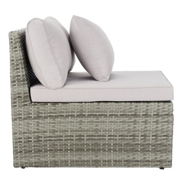 Pramla Outdoor Sette With Ottoman/Grey - Cool Stuff & Accessories