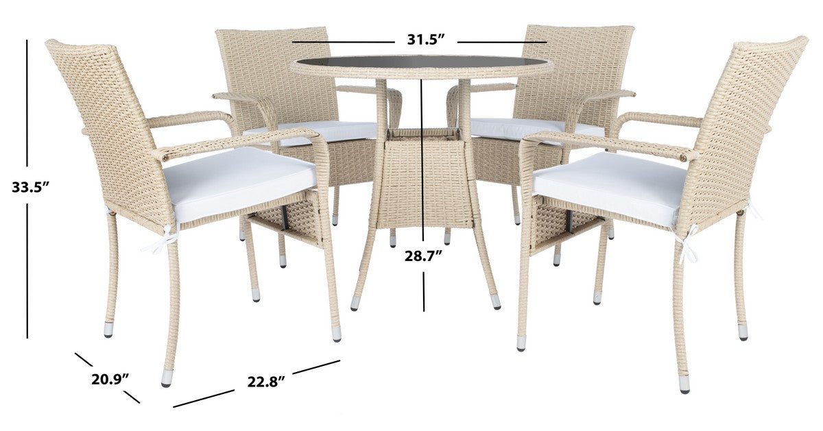 Laina Bistro Set/ Beige - Cool Stuff & Accessories