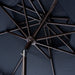 Elegant Valance 9ft Double Top Umbrella/Navy - Cool Stuff & Accessories