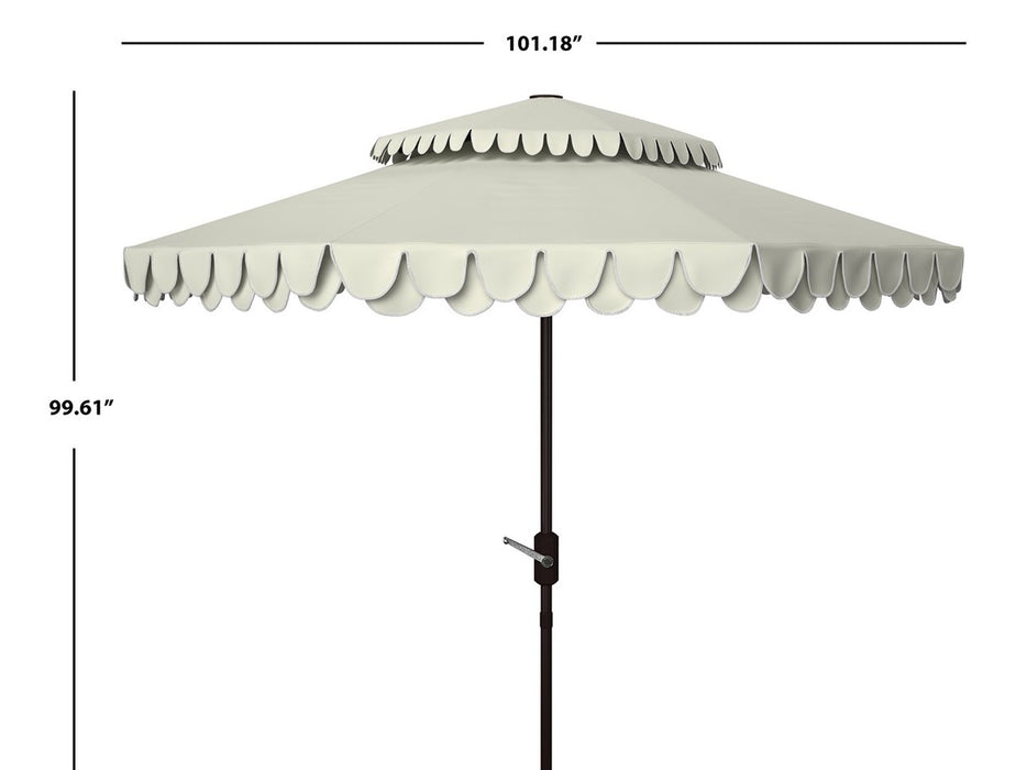Elegant Valance 9ft Double Top Umbrella - Cool Stuff & Accessories