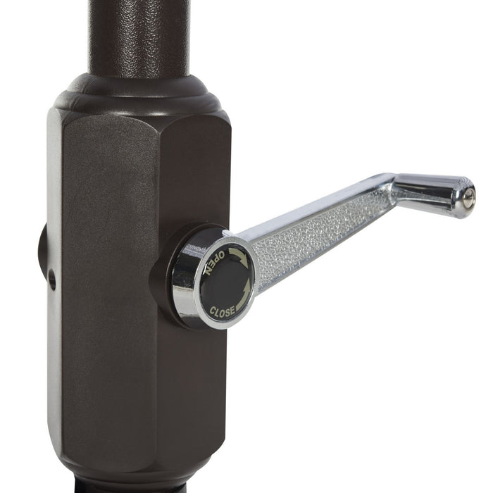 Athens 7.5 Ft Square Crank Umbrella - Cool Stuff & Accessories