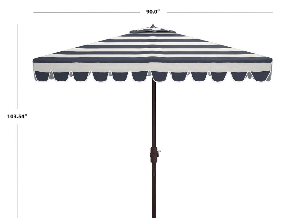 Vienna 7.5 FT Square Crank Umbrella/ Navy - Cool Stuff & Accessories