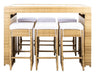 Horus Dining Set/Natural White - Cool Stuff & Accessories