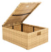 Pramla Outdoor Sette With Ottoman/ Natural White - Cool Stuff & Accessories