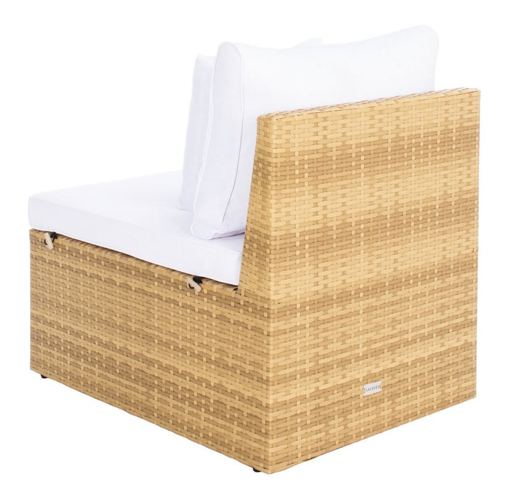 Pramla Outdoor Sette With Ottoman/ Natural White - Cool Stuff & Accessories