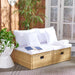 Pramla Outdoor Sette With Ottoman/ Natural White - Cool Stuff & Accessories