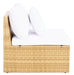 Pramla Outdoor Sette With Ottoman/ Natural White - Cool Stuff & Accessories