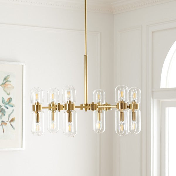 Darragh Chandelier/ Gold/ Clear