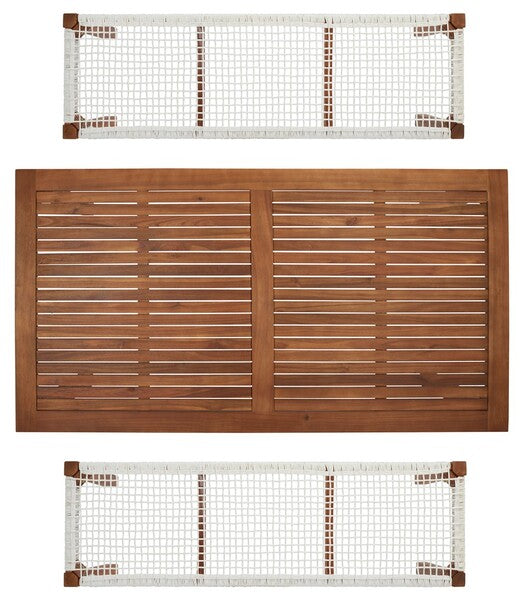 Aquina Dining Set/Natural White