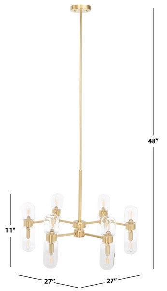 Darragh Chandelier/ Gold/ Clear