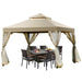 Outdoor 2-Tier 10' x 10' Screw-free Structure Shelter Gazebo Canopy - Cool Stuff & Accessories