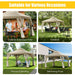 Outdoor 2-Tier 10' x 10' Screw-free Structure Shelter Gazebo Canopy - Cool Stuff & Accessories