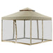 Outdoor 2-Tier 10' x 10' Screw-free Structure Shelter Gazebo Canopy - Cool Stuff & Accessories