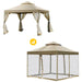 Outdoor 2-Tier 10' x 10' Screw-free Structure Shelter Gazebo Canopy - Cool Stuff & Accessories