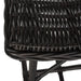 Amara Wicker Bar Stool/Black - Cool Stuff & Accessories