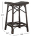 Amara Wicker Bar Stool/Black - Cool Stuff & Accessories