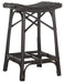 Amara Wicker Bar Stool/Black - Cool Stuff & Accessories