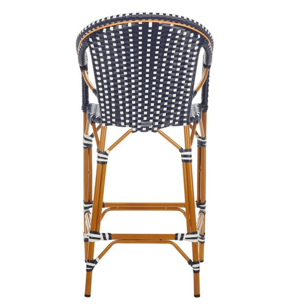 California Bar Stool/Navy/White