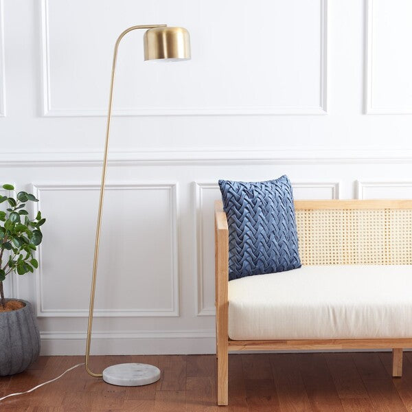 Foley Floor Lamp/ Brass