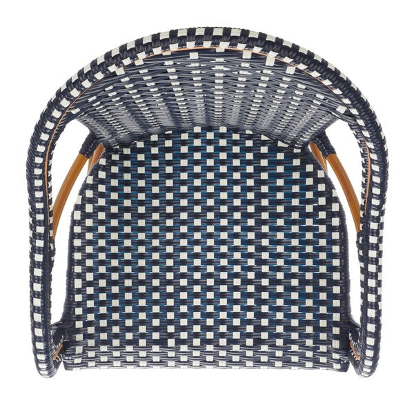 California Bar Stool/Navy/White