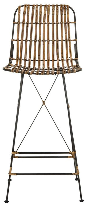 Minerva Wicker Bar Stool/Natural Brown - Cool Stuff & Accessories