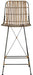 Minerva Wicker Bar Stool/Natural Brown - Cool Stuff & Accessories