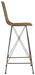 Minerva Wicker Bar Stool/Natural Brown - Cool Stuff & Accessories