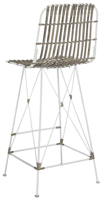 Minerva Wicker Bar Stool/White wash - Cool Stuff & Accessories