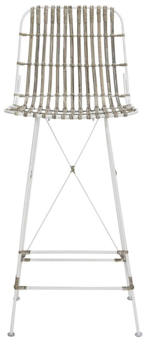 Minerva Wicker Bar Stool/White wash - Cool Stuff & Accessories