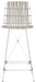 Minerva Wicker Bar Stool/White wash - Cool Stuff & Accessories