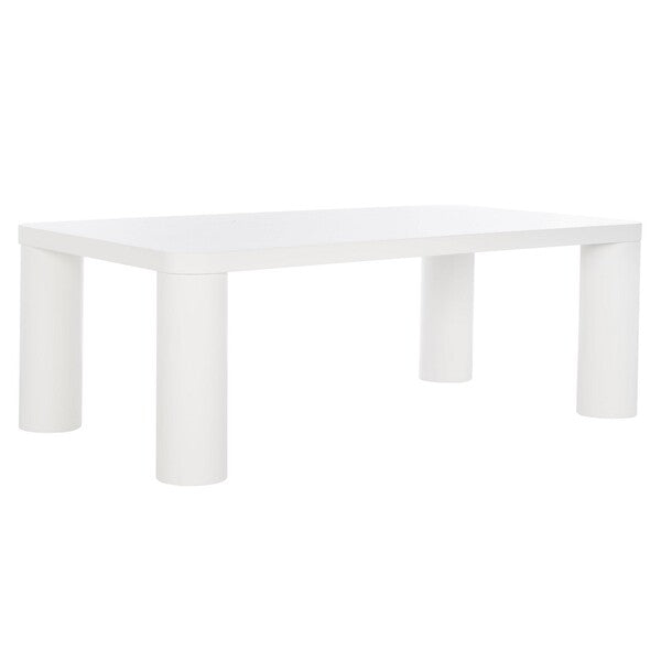 Aldous Rectangle Coffee Table/White