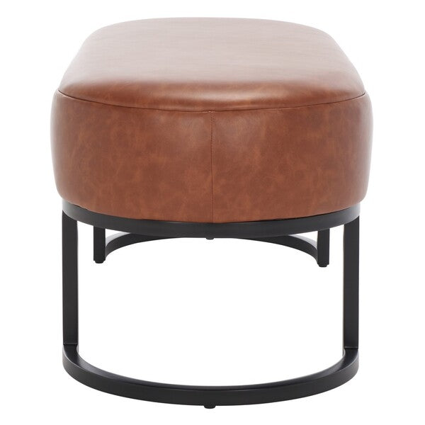 Bellezza Oval Bench/Cognac